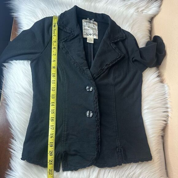 Anthropologie Nick & Mo 3/4 Sleeve Blazer Black Size Small - Picture 6 of 11